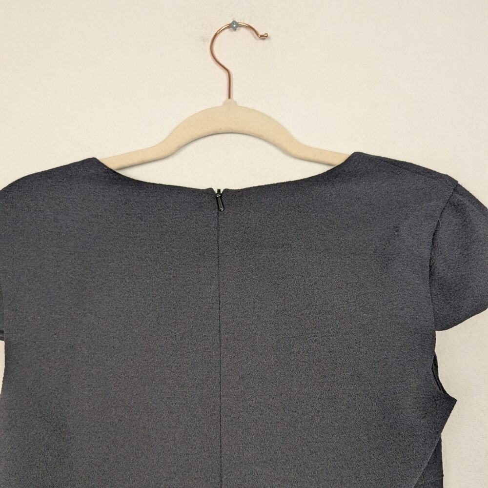 Black Halo Black Chipley Mini Scoop Neck Fit & Flare Dress Size 4 - Picture 6 of 9